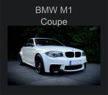 BMW M1 Coupe